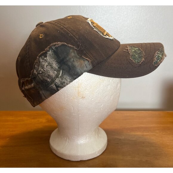 Notre Dame Baseball Hat Cap Zephyr Camo Brown Fighting Iris New - Picture 4 of 6